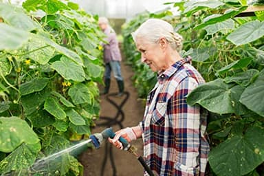 INNAV8 Garden Hose Nozzle Sprayer Heavy Duty - Features 10 Spray Patterns, THUMB CONTROL On Off Valve for Easy Water Control - HIGH Pressure Nozzle for Hose Outdoor - Image 8