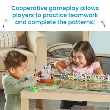 hand2mind Bunny Brunch, Cooperative Board Games, Toddler Educational Toys, Kindergarten Math Games, Preschool Learning Activities, Indoor Recess Games for Classroom, Easter Gifts for Kids - Image 5