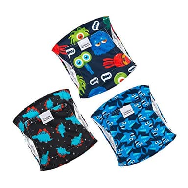 CuteBone Dog Belly Bands for Male Dogs Wraps Washable Doggie Diapers DM07L - Image 2