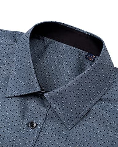 J.VER Men's Printed Dress Shirts Casual Long Sleeve Stylish Button Down Shirt - Image 3