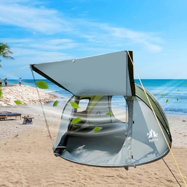 Night Cat Pop-up Camping Tent: 2 Person Tent Waterproof Instant Easy Setup Family Tent - Image 6