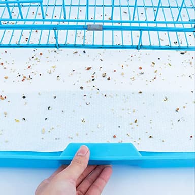 DQITJ 60 Pcs Thicken Large Size Bird Cage Liner Papers Disposable Bird Cage Liners Precut Absorbent Pet Cages Cushion for Bird Parrot (23 inch x 11 inch) - Image 6