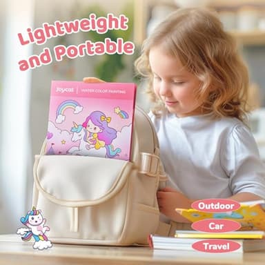 JoyCat Paint with Water Coloring Books for Toddlers, Watercolor Painting Sets for Kids Ages 3-5 4-8, Arts and Crafts Drawing Activities Toy Birthday Gift for Boys Girls (Magical Pony) - Image 6