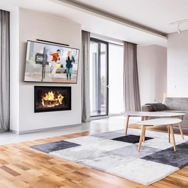 Fixed TV Wall Mount for Most 26-55 Inch LED, LCD and Plasma TVs, Low Profile & Space Saving Flat TV Bracket with Quick Release Lock Max VESA 400x400mm up to 99 lbs Fits 12"-16" Wood Studs MU0013 - Image 8