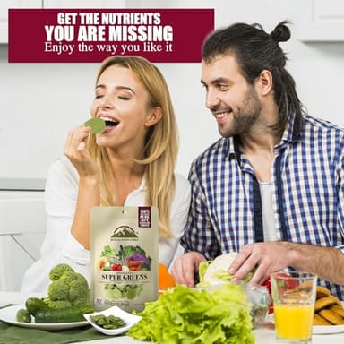 Himalayan Chef Superfood Veggie Crisp 30g each Freeze-Dried Super Greens Snack 30+ Organic Green Veggie Mix Protein-Rich, Nutrient-Packed, Gluten-Free - Image 4