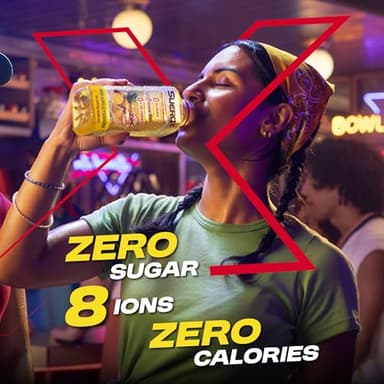 SueroX Sugar-Free Sports Drink for Hydration and Recovery, Electrolyte Hydration Drink with 8 Ions, Zero Calorie Sports Drinks with Electrolytes, Tropical Pack, 21.3 Fl Oz, 12 Count - Image 4