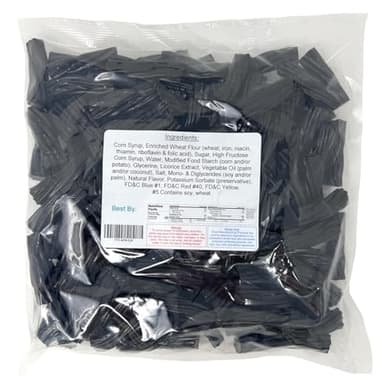 YANKEETRADERS Mini Black Licorice Twists, 2 Pounds - Image 3