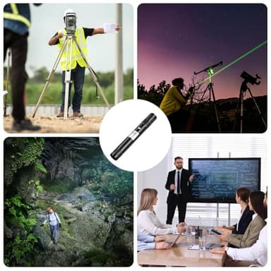 Advanced Long-Range Laser Pointer High Power - Rechargeable Green Laser Pointer with Removable Star Cap - Versatile Laser Pen for Astronomy, Construction, Presentations, and Outdoor Adventures - Image 7