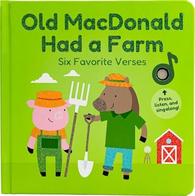 Cali's Books Old Macdonald Had a Farm | Interactive Books for 1 Year Old, Books for 2 Year Olds with Buttons on Every Page | Fun Farm Toy Book for Baby and Toddlers | Great Gift for Kids - Image 1