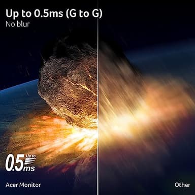 Acer Predator Gaming Monitor | 27" UHD 3840 x 2160 IPS | AMD FreeSync Premium | Up to 320Hz with DFR | Up to 0.5ms | VESA DisplayHDR400| DCI-P3 90% | Display Port 1.4 & 2 x HDMI 2.1 | XB273K V5bmiiprx - Image 5