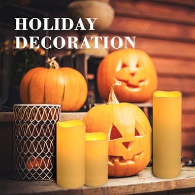 Grcdoyvl 24-Pack Flameless LED Candles with Remote Control - Battery Operated Fake Candles, Timer Function, 3 Brightness Levels, Indoor Outdoor Use for Wedding, Christmas, Home Decor - Image 7