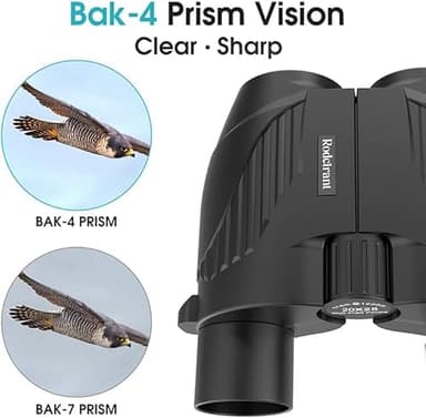 20x25 Binoculars for Adults and Kids, High Power Easy Focus Compact Binoculars with Low Light Vision for Bird Watching and Travel - Image 2