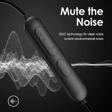 Rythflo Bluetooth Headphones, 150H Playtime Wireless Bluetooth Earbuds w/Mic in-Ear Magnetic Neckband Earphone, IPX7 Sweatproof Deep Bass Headset for Home, Traveling, Outdoor, Business Trips - Image 4