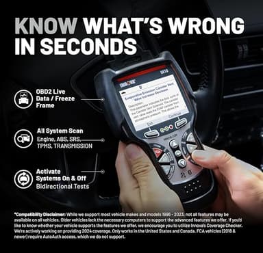 Innova 5610 OBD2 Bidirectional Scan Tool - Understand Your Vehicle, Pinpoint What's Wrong, and Complete Your Repairs with Less Headache, Updates Included, US-Based Technical Support - Image 2
