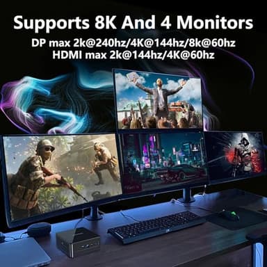 GPVHOSO Radeon RX 5700 XT 8GB Graphics Card GDDR6 2560SP 256bit Computer Graphics Cards GPU PCI-e 4.0 x16 HDMI/DisplayPort*3 Interface,AMD Video Cards for PC Gaming and Office, Support Up to 8K - Image 4