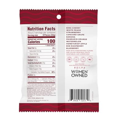 Albanese World's Best True to Fruit™ – American Favorite Fruits Gummies, 2.5oz Bag (Pack of 12), Individually Wrapped Soft & Chewy Candy Snacks - Image 2