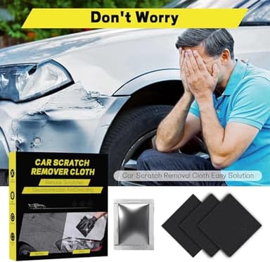 NASILOOP Upgrade Nano Sparkle Cloth Car Scratch Remover, 2025 New Nano Sparkle Cloth and Scratch Remover for Vehicles, Easily Repair Car Paint Scratch, Water Spots-Black - Image 4