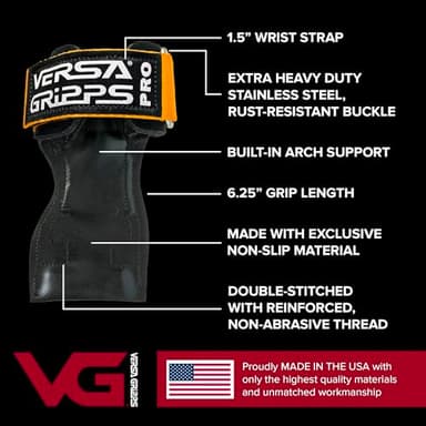 Versa Gripps® PRO Authentic. The Best Training Accessory in The World. Made in The USA (SM-Black) - Image 9