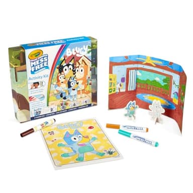 Crayola Color Wonder Bluey Activity Kit, Mess Free Coloring for Toddlers, Holiday & Christmas Gifts for Kids, Art Set for Kids, Plane Essential, Bluey Toys, 3+ - Image 7