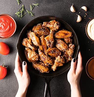 Utopia Kitchen Cast iron Skillets 3 Piece Set, Chefs Pan, Pre Seasoned Cast iron Skillets, 6, 8 & 10 Inches, Easy Use in the Oven, Stove, Grill, or Campfire, Black - Image 8