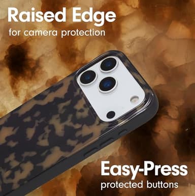 Sonix Case for iPhone 17 Pro Max | Compatible with MagSafe | 10ft Drop Tested | Tortoiseshell | Brown Tort - Image 4