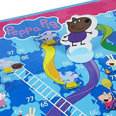 Hasbro Gaming Chutes and Ladders: Peppa Pig Edition Board Game for Kids Ages 3 and Up, Preschool Games for 2-4 Players - Image 7