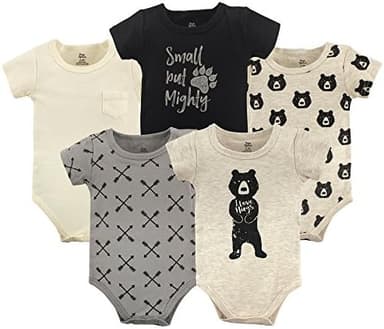 Yoga Sprout Cotton Bodysuit, 5 Pack - Image 2