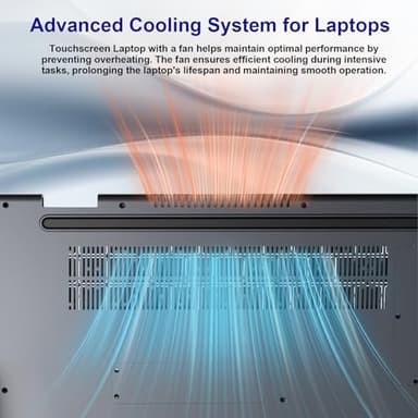 jumper 2 in 1 Laptop, 16 inch Convertible Laptop Computer with IPS FHD 360 Degree Touchscreen, 640GB Storage, 16GB RAM, Fingerprint Reader, Backlit Keyboard, Celeron N5095, 53.2WH, WiFi 6 - Image 6