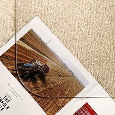 [Large Size] Crystal Clear 1/5" Thick 59" x 47" Heavy Duty Hard Chair Mat, Can be Used on Carpet or Hard Floor - Image 4