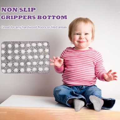 SkiBeaut Toddler Girl Socks 12 Pairs Ankle Boy Non Slip Skid Girls Boys Grips Low Cut Toddlers Socks for 1-3 Years Children - Image 3