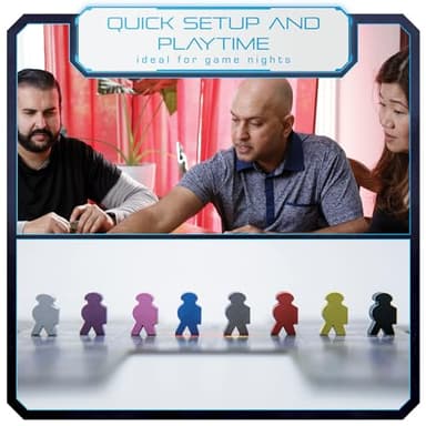 No Escape Board Game - Strategy Board Games for Adults, Family Games, Party Games. Unique Strategic Space Sabotage Traitor Maze Game with Tiles - Fun for Kids, Teenagers, Adults. 2 to 8 Players. - Image 7