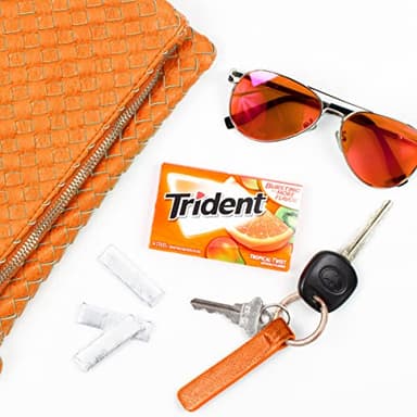 Trident Tropical Twist Sugar-Free Chewing Gum, 14 Count (Pack of 12) (168 Total Pieces) - Image 7