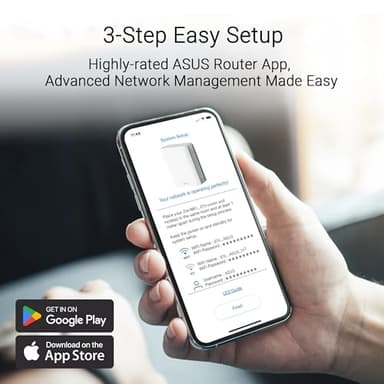 ASUS ZenWiFi BT6 Tri-Band WiFi 7 Mesh, 9.4 Gbps, 3000 sq.ft. (1pk), 2.5G WAN Port, Security and Parental Controls Included, Smart Home Master SSIDs, 4G & 5G Mobile Tethering - Image 11