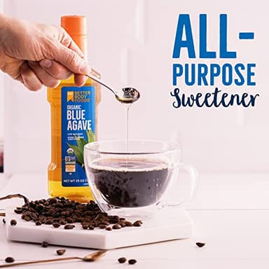 BetterBody Foods Organic Blue Agave, Low Glycemic Sweetener, 25 Oz - Image 3