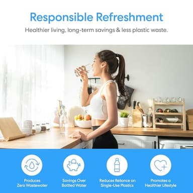 Brio Bottom Loading Water Cooler Dispenser for 5 Gallon Bottles - 3 Temperatures with Hot, Room & Cold Spouts, Child Safety Lock, LED Display with Empty Bottle Alert, Stainless Steel - Image 7