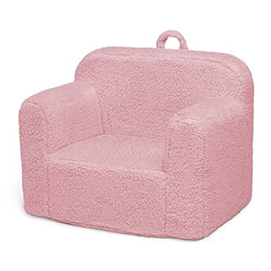 Delta Children Cozee Sherpa Chair, foam, Pink - Image 10