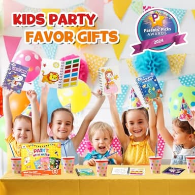 ZMLM 24 Water Coloring Books for Kids Party Favors - Bulk Mini Coloring Books for Kids Ages 4-8,Small Birthday Goodie Bag Stuffers School Teacher Return Gift Art Crafts Classroom Prizes (Classic) - Image 3