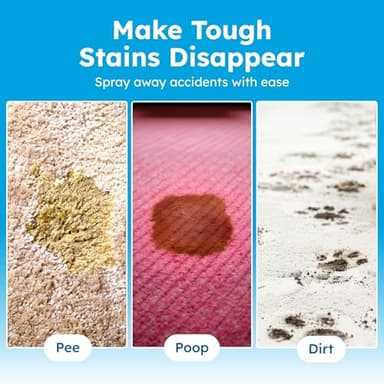 BugMD Enzyme Cleaner for Dog & Cat Urine | Pet Stain and Odor Remover for Carpet & Home | Unscented Urine Destroyer & Deodorizer - Image 2