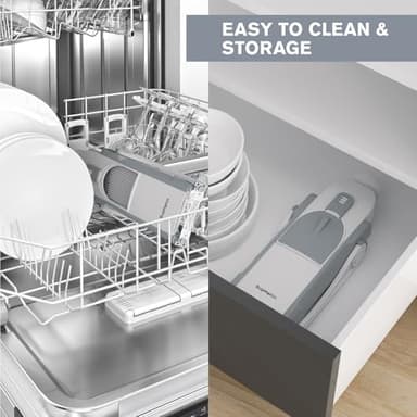 SupMaKin Safe Mandoline Slicer for Kitchen, Potato Slicer for Chips, Vegetable & Food Cutter,Thickness Adjustable 0.1-8 mm, Kitchen Faster Slice Artifact (Only Slicer) - Image 4