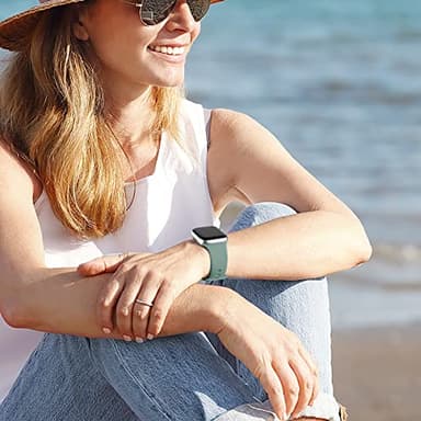 DaQin 8 Pack Sport Bands Compatible with Apple Watch Band 40mm 38mm 41mm 42mm 44mm 45mm 46mm 49mm Women Men, Soft Silicone Strap for Apple Watch SE iWatch Series 10 9 8 7 6 5 4 3 2 1 Ultra/Ultra 2 - Image 8