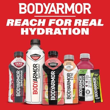BODYARMOR LYTE Low-Calorie Sports Drink, Kiwi Strawberry, Coconut Water, Natural Flavors, Vitamins, Electrolytes, 16 Fl Oz (12 Pack) - Image 10