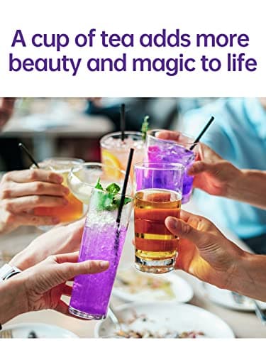 TeeLux Butterfly Pea Flower Tea, Non-GMO, Pure Natural Butterfly Pea Tea, Premium Dried Butterfly Pea Flower for Blue & Purple Drinks and Food Coloring, 1.76 Oz - Image 6