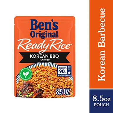 BEN'S ORIGINAL Ready Rice Korean BBQ Flavored Rice, Easy Dinner Side, 8.5 OZ Pouch (Pack of 12) - Image 5