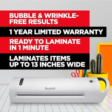 Scotch Thermal Laminator, Extra Wide 13 Inch Input, Ideal for Teachers, Small Offices, or Home (TL1302X) - Image 2