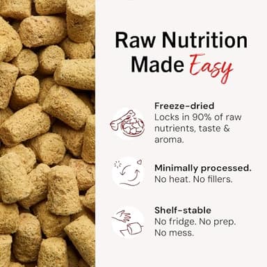 Stella & Chewy's Freeze-Dried Raw Chicken Meal Mixers- Dog Food Topper and Mixer - Made with 95% Cage-Free Chicken, Organs & Bone - Perfect for Picky Eaters - Grain-Free - 18oz - Image 6