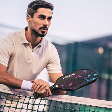 Pickleball Paddles Set of 2, USAPA Approved Fiberglass Surface Pickleball Set with 2 Pickleball Rackets,4 Pickleball Balls,1 Portable Carry Bag, Pickle Racket Set ​for Men Women - Image 9