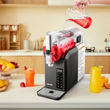 VEVOR Slushie Machine, 2L/68oz No Ice Needed Slushy Machine for Home, Frozen Drink Maker with 6 Preset Programs, Margarita Machine with Self-Cleaning, Frozen Margaritas, Frappés, Milkshake, and More - Image 8