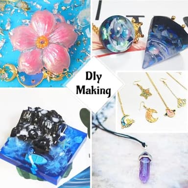 OSBANG Crystal Clear Hard UV Resin Upgraded Formula Ultraviolet Fast Curing for Jewelry Making Craft Decoration Hard Transparent Glue Solar Cure Sunlight Activated Resin Casting & Coating (200g) - Image 5