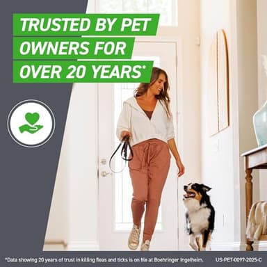 FRONTLINE Plus Flea and Tick Treatment for X-Large Dogs Up to 89 to 132 lbs. 3 Treatments - Image 4