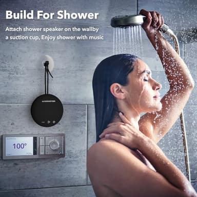 Monster Bluetooth Speaker, IPX8 Shower Speaker Waterproof, Bluetooth 5.4 with Loud HD Sound and Robust Bass, Extra Long Playtime Punchy, for Home, Beaches Portable Wireless Outdoor Speakers - Image 6